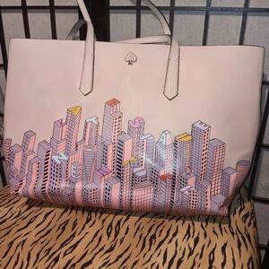 Kate Spade Blush Cityscape Tote